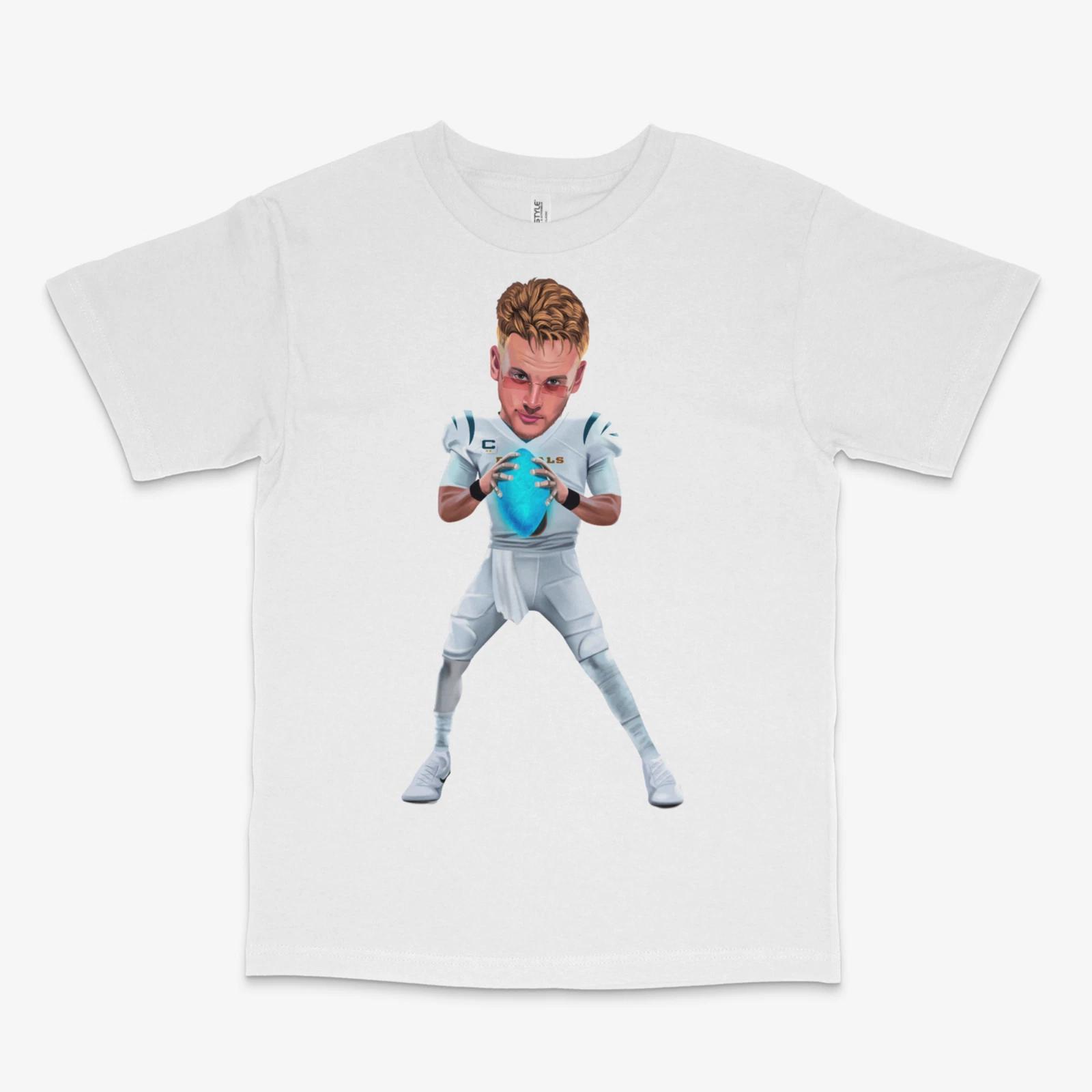 Burrow Bengals White Tee M