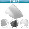 Front Left Side Exterior Door Handle Cover ONE  for VW Jetta Silver Tone
