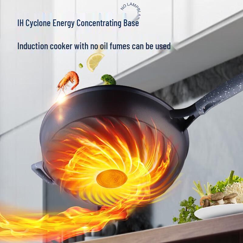 Aishida Magic Stone Non-stick Wok 32cm