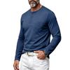 Relaxed Fit Casual Men S Long Sleeve Henley Neck T Shirt With Pocket