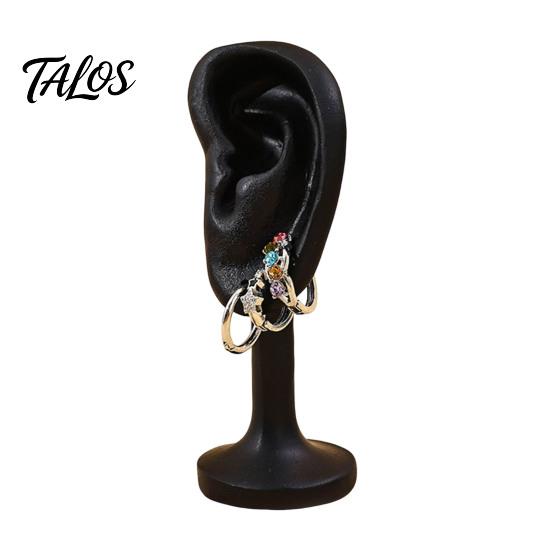 Talos Human Ear Earrings Holder, 3D Printed Earring Stand, Shape Jewelry Hanger Display Stand for Dresser Countertop