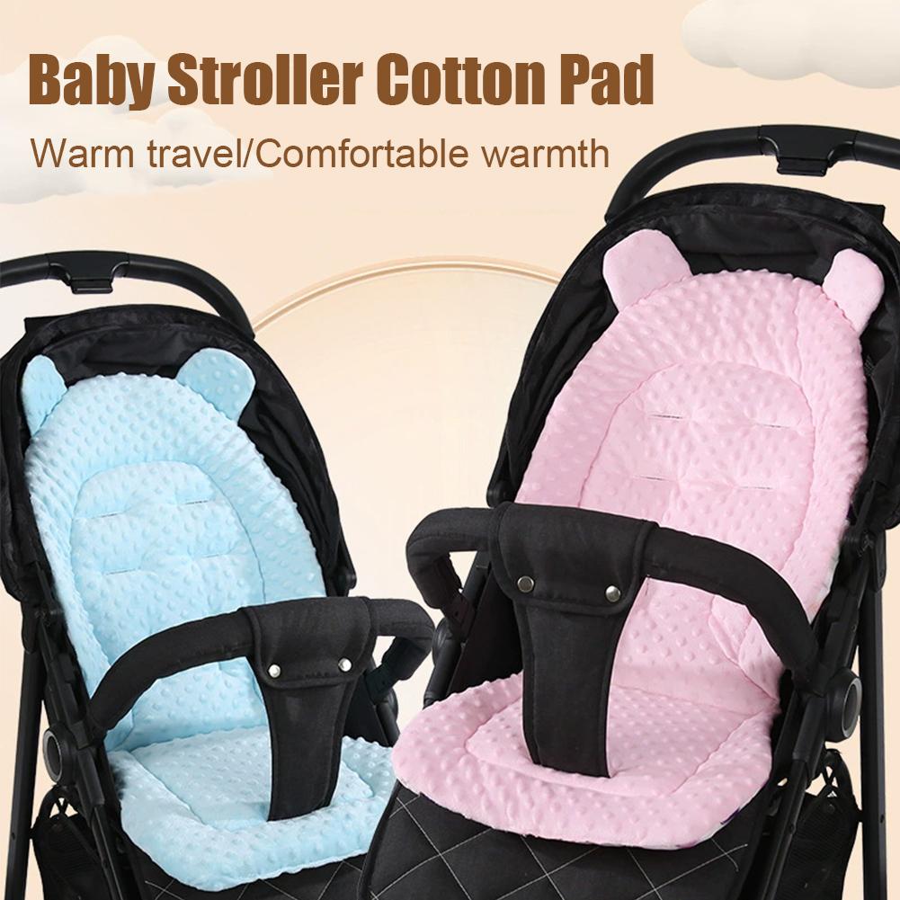 Comfortable Cotton Baby Stroller Pads Four Seasons General Soft Seat Cushion Child Cart Seat Mat Kids Pushchair Cushion