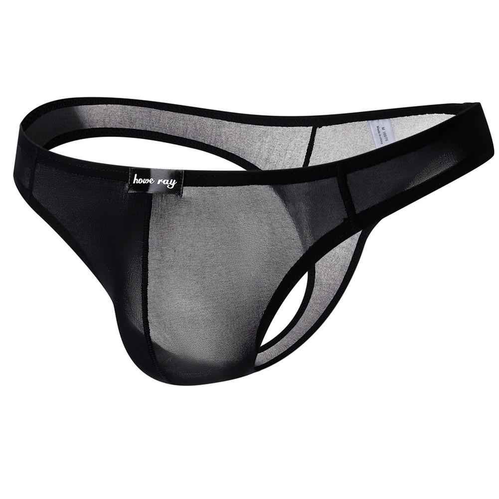 Lenjerie Bărbați Mătase de Gheață Lenjerie Sexy G-string Tang Chiloți