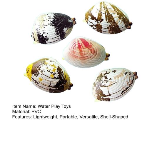 5Pcs Water Spray Toy Strong Clam-Shaped Water Play Toy Mist Sprayer Novelty Summer Beach Party Accessory