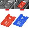2/7 szt. Aluminiowa Osłona Przycisku Automatycznego Hamulca Postojowego dla Mazda3 ATENZA CX-5 CX-4 CX-8 Wersja z Kierownicą po Prawej