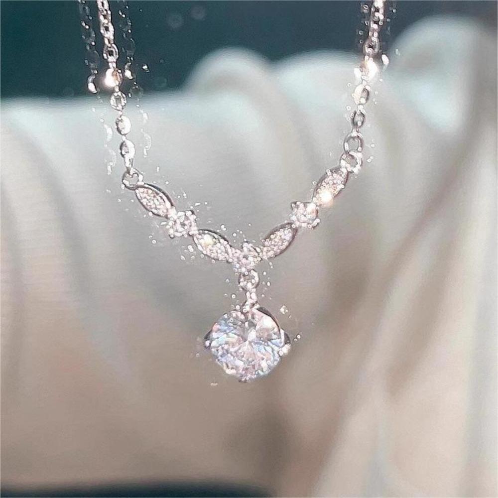 Jewelry Full Drill Clavicle Chain Diamond Joker Pendant Jewelry New Pendant Necklace Women