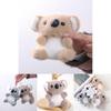 Cute Animal Plush Keychain With Cotton Filling For Girls School Bag Accessories