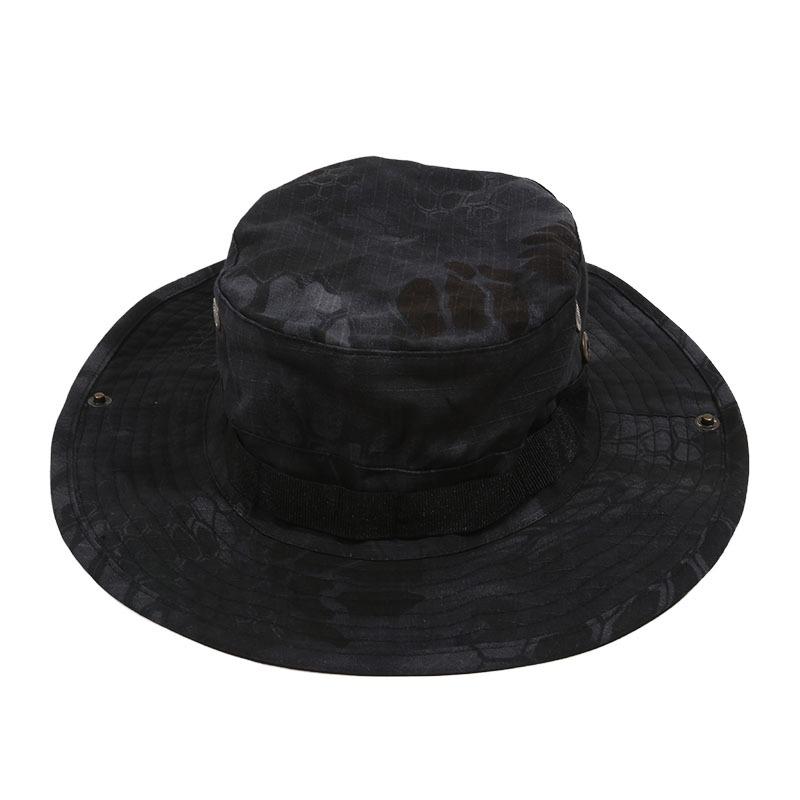 Face Mask Camouflage Boonie Cap Set Men Mountaineering Hunting Camping Climbing Hat Suit Wide Brimmed Sports Fishing Hat