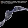Sheer Organza Ribbon 1 Roll Chiffon Decoration Fabric for Gift Wrapping Crafts Wedding Bouquet White 1-37/64 Inch 10 Yard