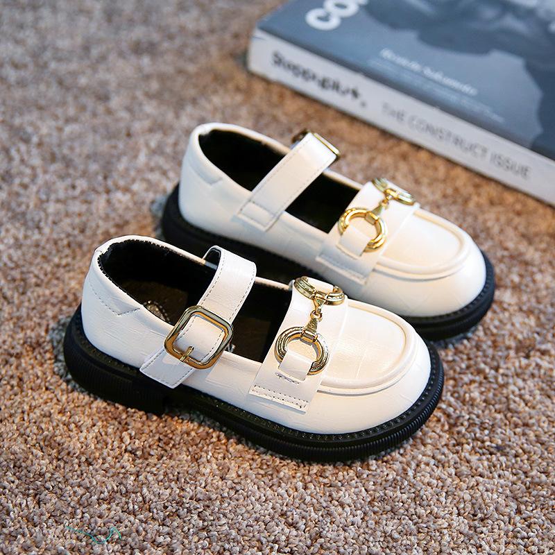 New Girl Little Shoes Leather Girl Highgrade Korean Princess Shoes Platform Trend Casual Single Shoes
