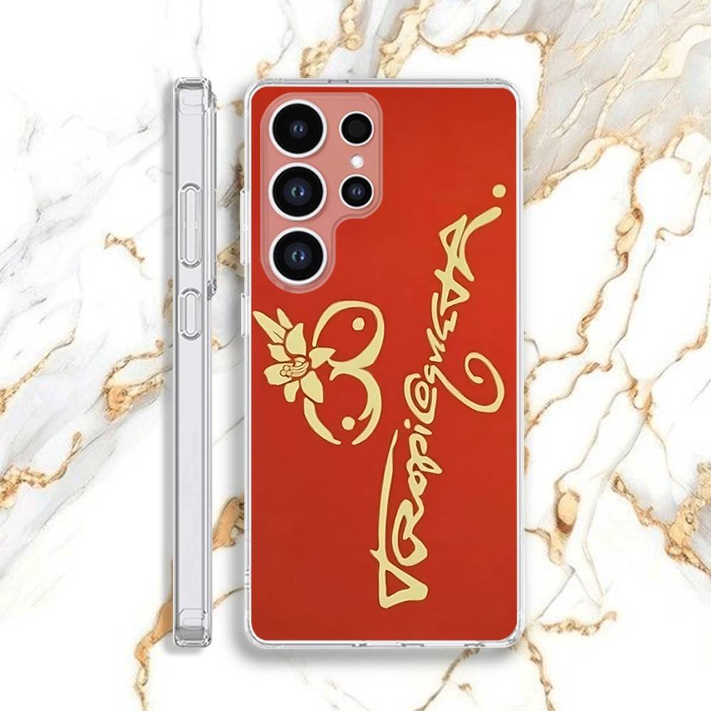 Tropicoqueta Phone Case For Samsung S30,23,21,22,20, FE lite,S10,9,8,7 PIus Note20ultra Soft Transparent K-Karol G Case
