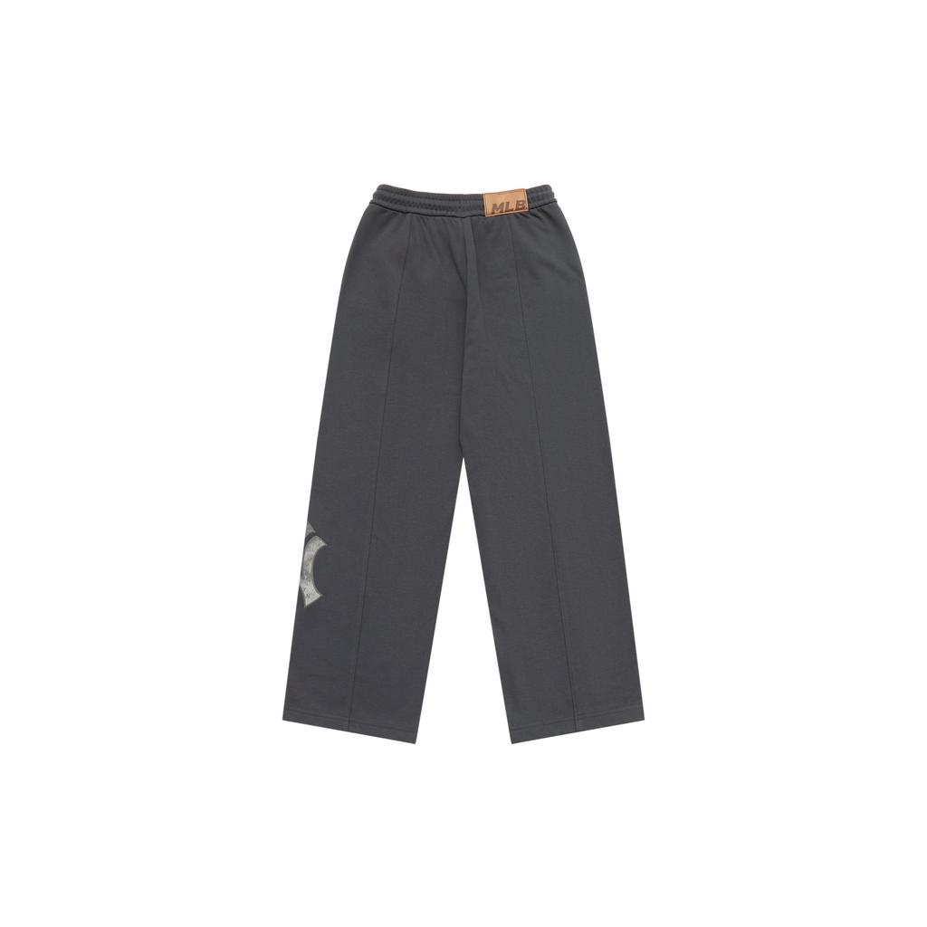 New MLB MONOGRAM Collection New York Yankees 25FW Casual Pants Unisex Standard Charcoal Gray 3APTM0154-50CGS