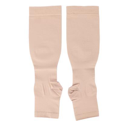 Breathable Open Toe Compression Stockings Sweat Absorbent Nylon Hiking Running Socks