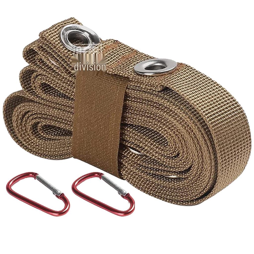 Outdoor Tent Awning Strap & Multi-Functional Windproof Clothesline - Camping Essentials