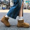 Bread shoes snow boots women's new winter shoes piled thickened women's shoes warm cotton shoes