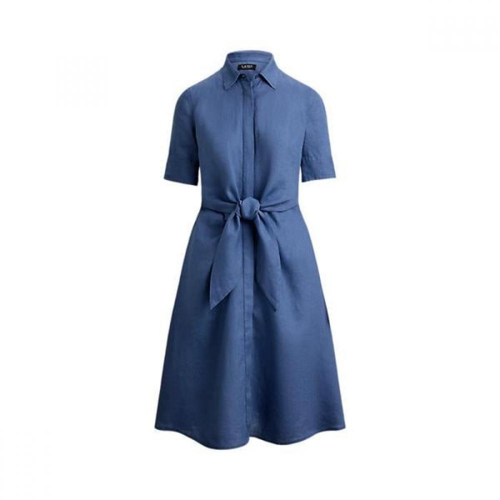Lauren Ralph Lauren Linen Shirt Dress Wmlrdrss5020070400 0