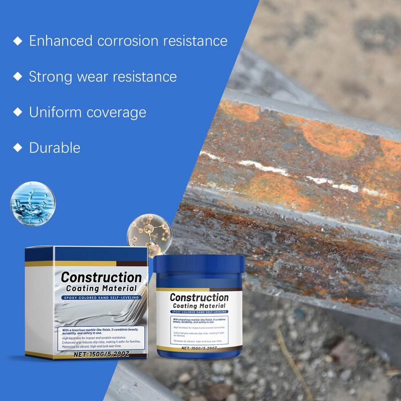 Bodenbeschichtung Betonfarbe 170g Grau Grundierung Füller Wasserdicht Schnelltrocknend Mit Pinsel Für Keller Terrasse Wand Badezimmer Patio