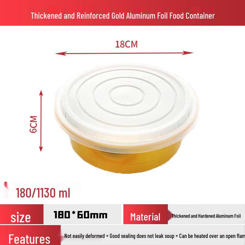 Yudu Aluminum Foil Food Containers with Lids