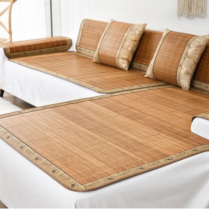 Bamboo Mat Sofa Cushion Summer And Summer Non-Slip Sofa Cover New Universal Rattan Bamboo Mat Seat Cushion Cover Cloth Towel