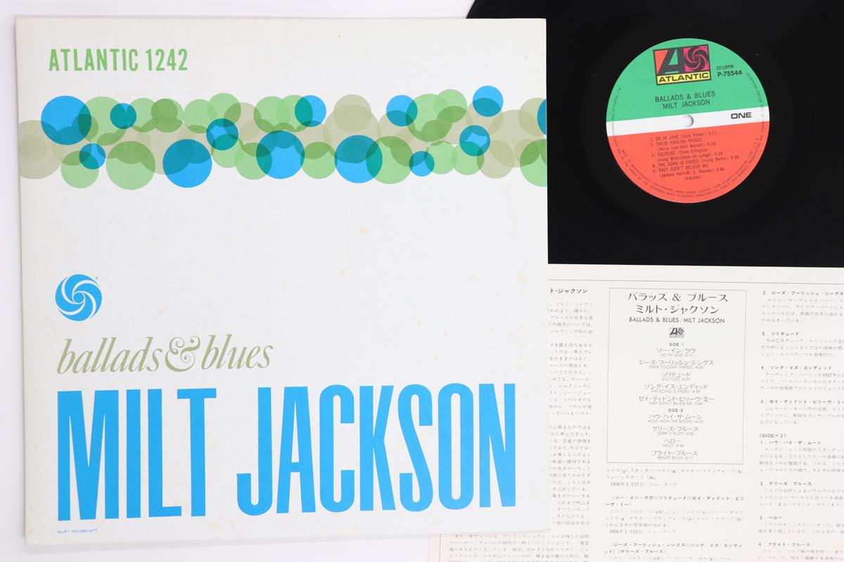 

LP Record MILT JACKSON - Ballads & Blues P7554A ATLANTIC 1977 Japan Jazz Used