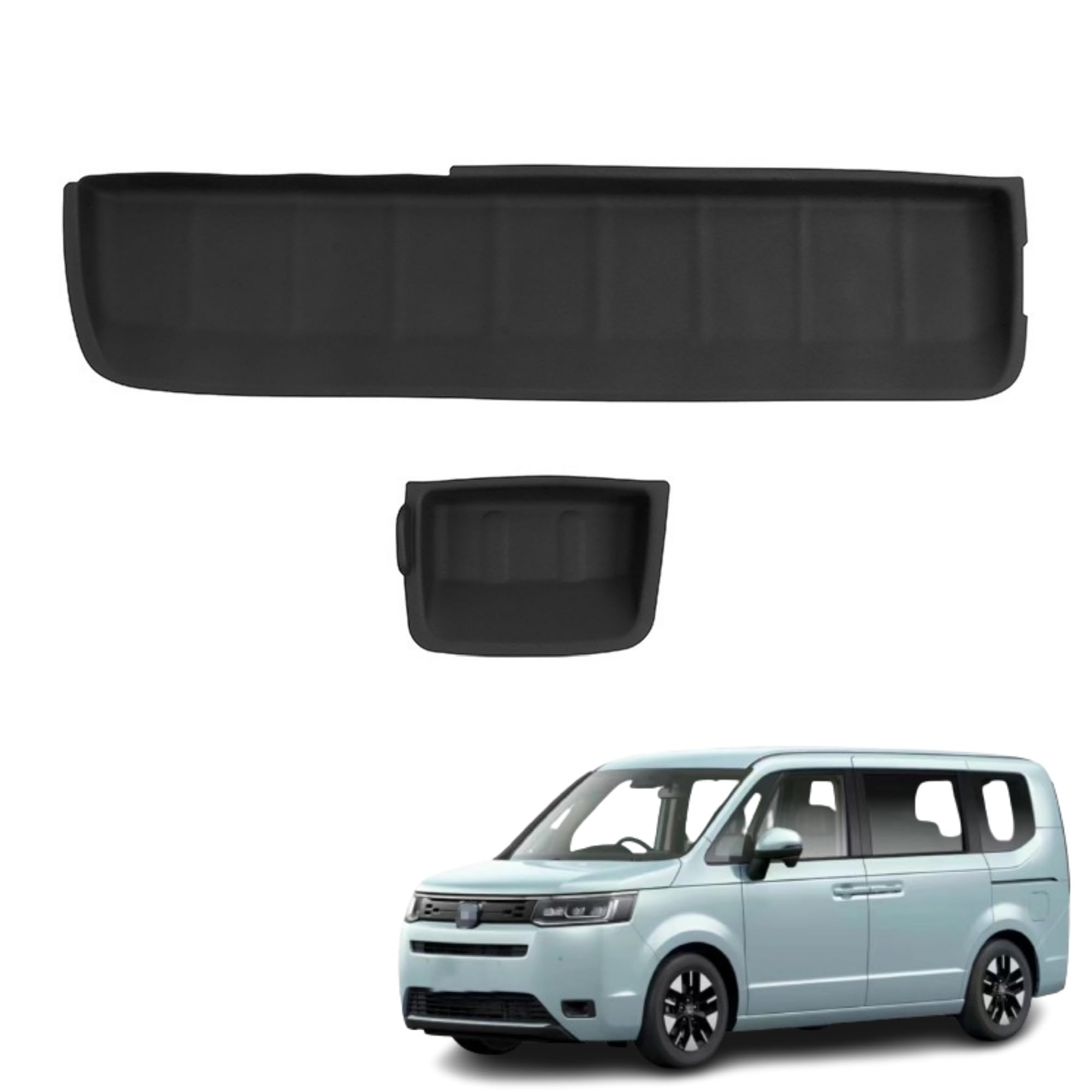 

EopTatoo Аксессуары Детали New Step Wagon RP Серии Коврик на консоль Резиновый лоток для консоли Хранение Set of 2 чёрный