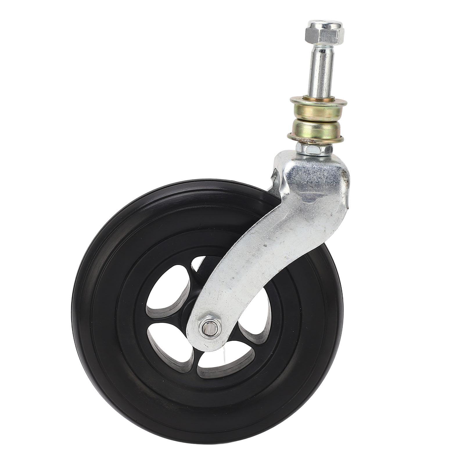 

Черное 6-дюймовое поворотное колесо, универсальное амортизирующее, 250 фунтов, полиуретановое колесо, переднее поворотное колесо для инвалидной коляски, замена для ходунков, скутера