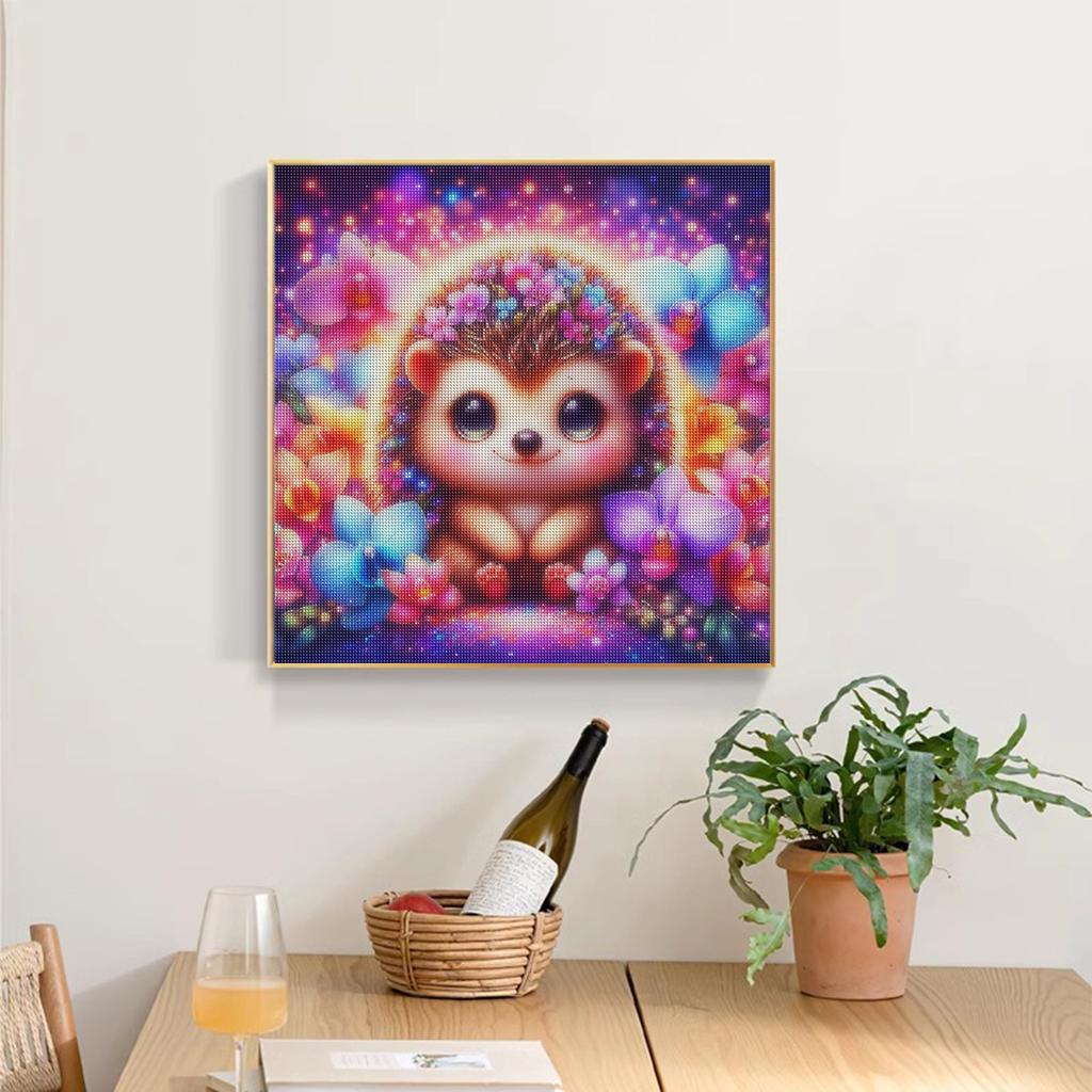 Diamond Painting 5d Hedgehog Animal AB Drill Cross Stitch Kits Needlework Handicrafts Embroidery Wall Decorative