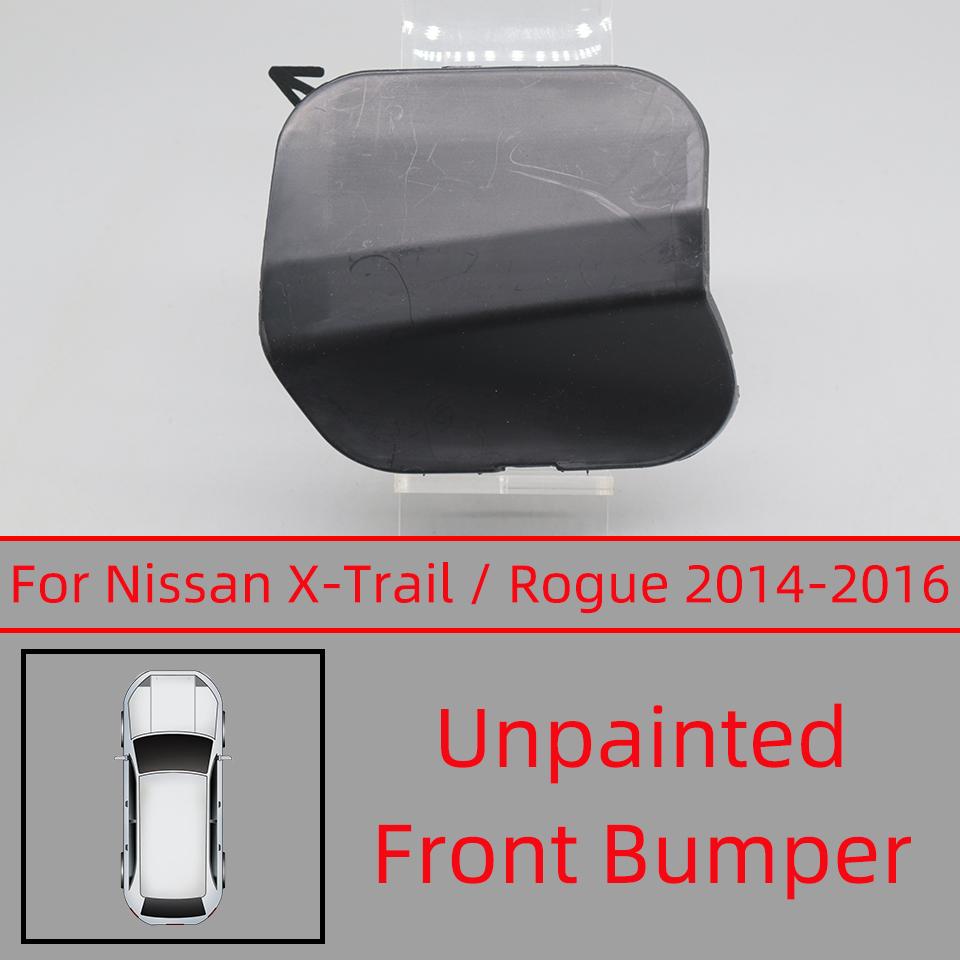 Front Bumper Towing Hook Eye Cover Lid For Nissan X-Trail Rogue T32 2014 2015 2016 Tow Hook Trailer Cap Trim White Black Silver