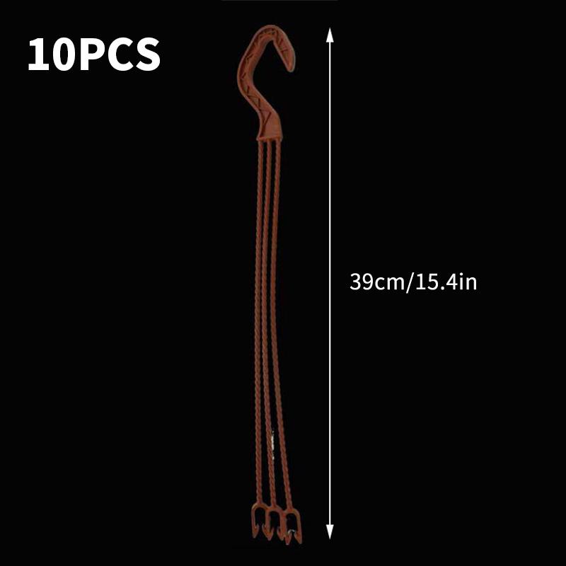 Support de Pot de Fleurs en Plastique Support Suspendu pour Pot de Plantes Crochets de Pot de Jardin Panier Suspendu pour la Maison Décoration de Balcon 24/36cm
