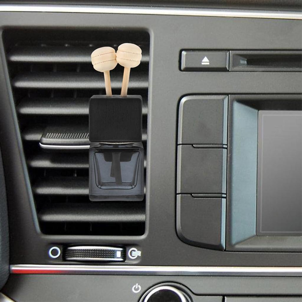 JUMPLAWN 2pcs Car Air Conditioner Bottle Car Aroma Hanging Bottle Air Vent Aromatherapy