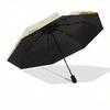 Pompom Purin Automatic Umbrella-Foldable, Durable 8-Bone Design, Compact and Stylish, Great for Camping, Halloween, Christmas, Mother's Day