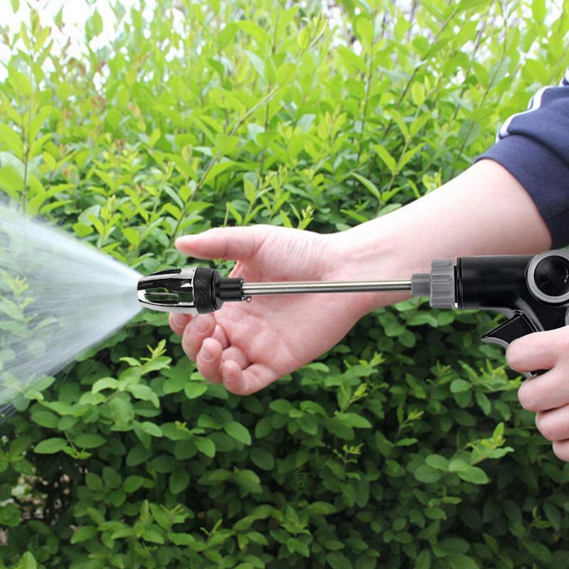 

High Pressure Water Guns Household Car Washing Tools Metal Extension Rod Rubber Coating Hand Garden Irrigation China Mainland