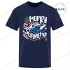 Fashion Women Christmas Crew TShirt Clothes Fashion Short Sleeve Christmas Clothing Vintage Tops Tees Casual Santa Streetwear