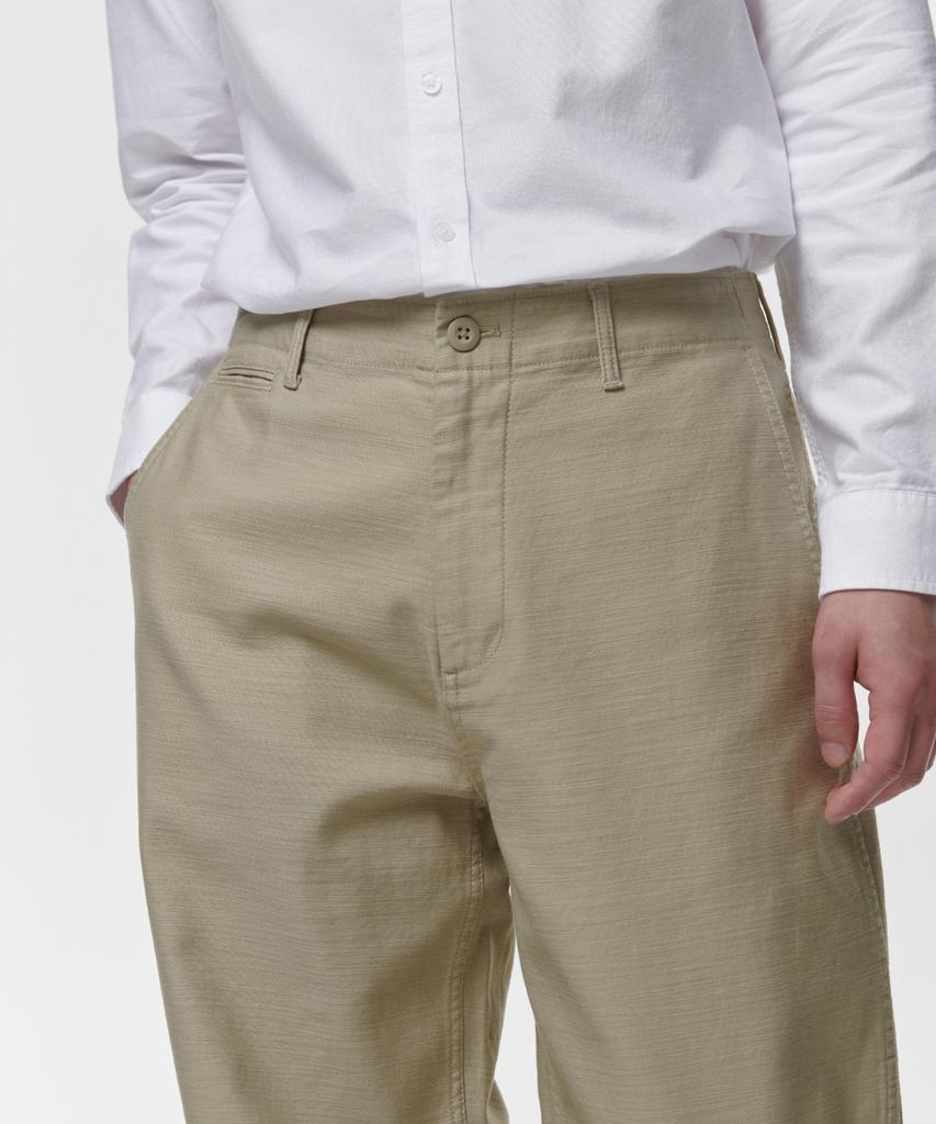 MUSINSA STANDARD Back Satin Officer Pants [Beige]