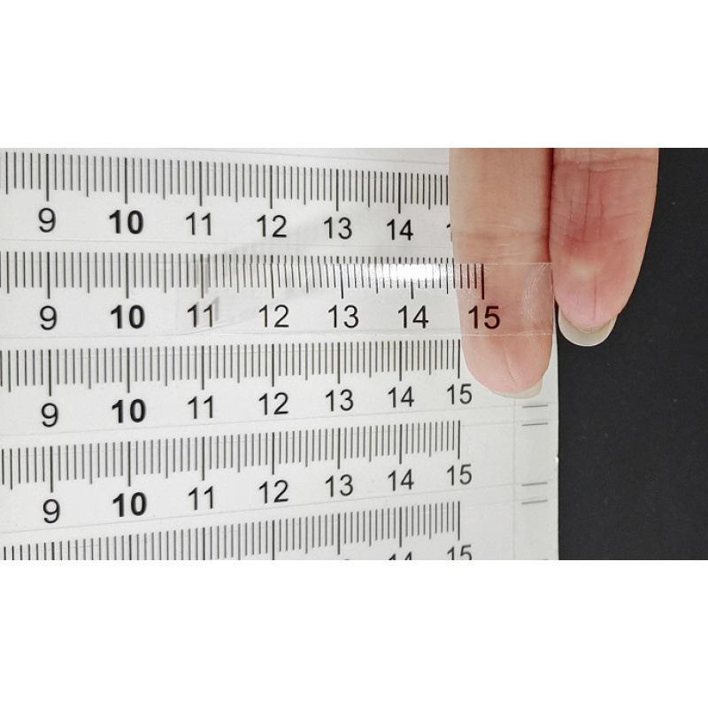 Waterproof Self-Adhesive Scale Ruler Sticker - Midpoint Measurement Marker.