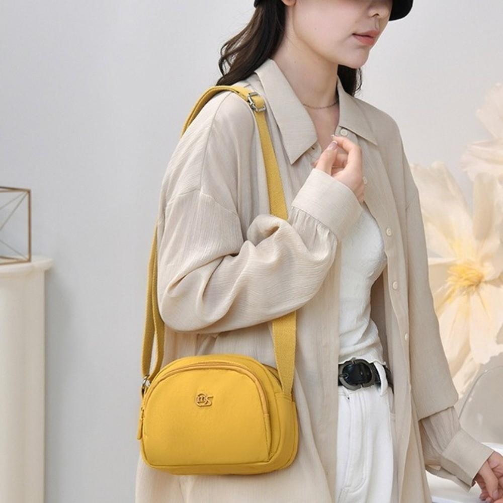 Fashion Long Strap Shoulder Bag All-match Multi-pocket Crossbody Bag Light Weight Advanced Sense Messenger Bag For Girls Women