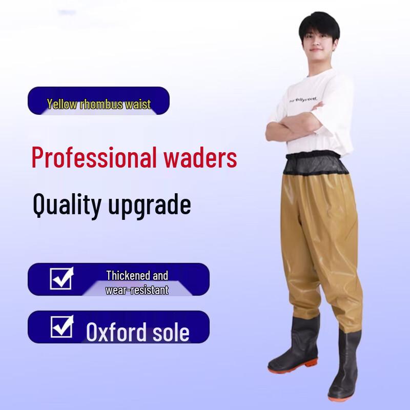 Mushan Waterproof Fishing Chest Waders with Boots