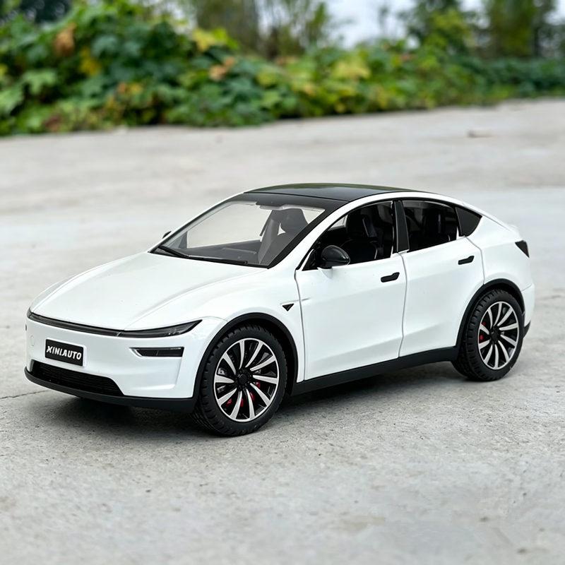 AAZP1 1:24 Model Y 2026 SUV Alloy Car Model Diecast Metal new Energy Vehicle Car Model High Simulation Sound and Light Collection Gift