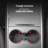 Tesla Model 3/Y Mittelkonsolen-Anti-Rutsch-Getränkehalter und Kartenschlitzbegrenzer