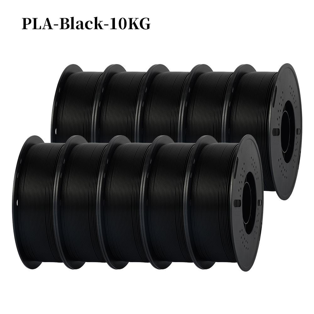 KINGROON 22LBS PETG veya PLA filament 3D Yazıcı Filament 10 Rulo 1KG 1.75MM Çevre Dostu İyi Tokluk Karışık Renk Ücretsiz Kargo