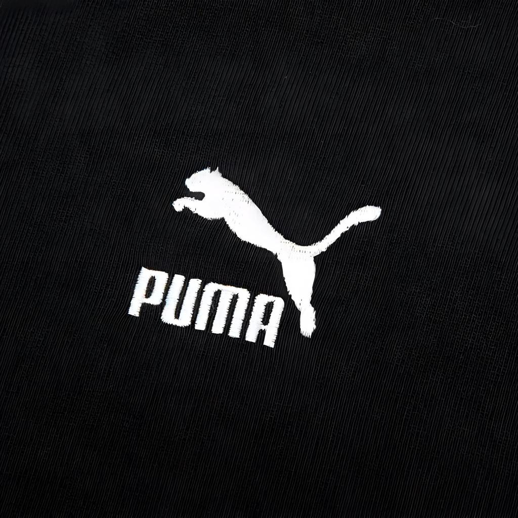 Puma Classics Ftp Fz Hoodie With Letter Print On The Back Unisex Hoodies Black 625826-01