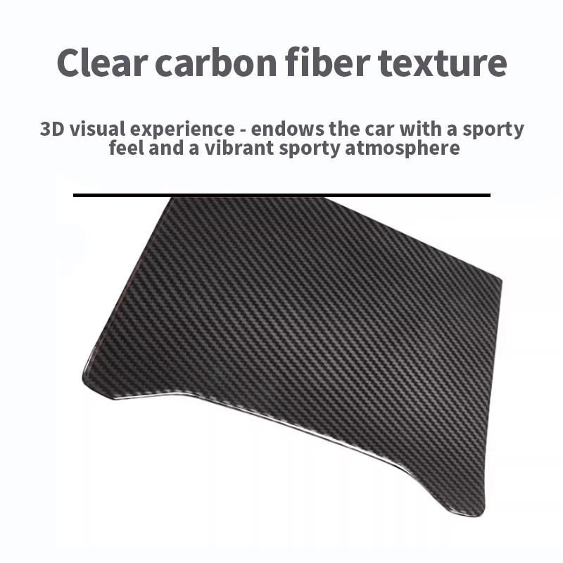 2pcs For BMW X5 G05 - Carbon Fiber Pattern Shift Panel Cover Car Decorative Cover Car Accessories