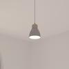 Suspension métal "Desy" blanc D15cm - Atmosphera createur d'interieur
