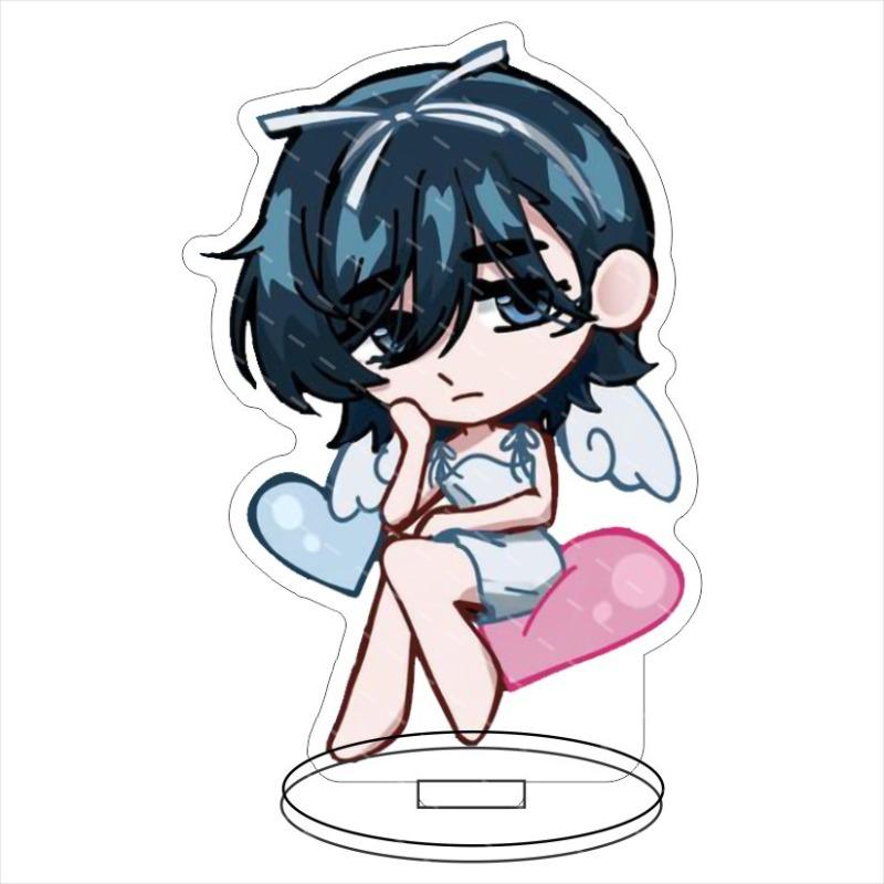 Alien Stage Japanese Anime Peripherals Q Version Acrylic Stand Collectible Table Ornaments Creative Birthday Gifts For Friend Plaything