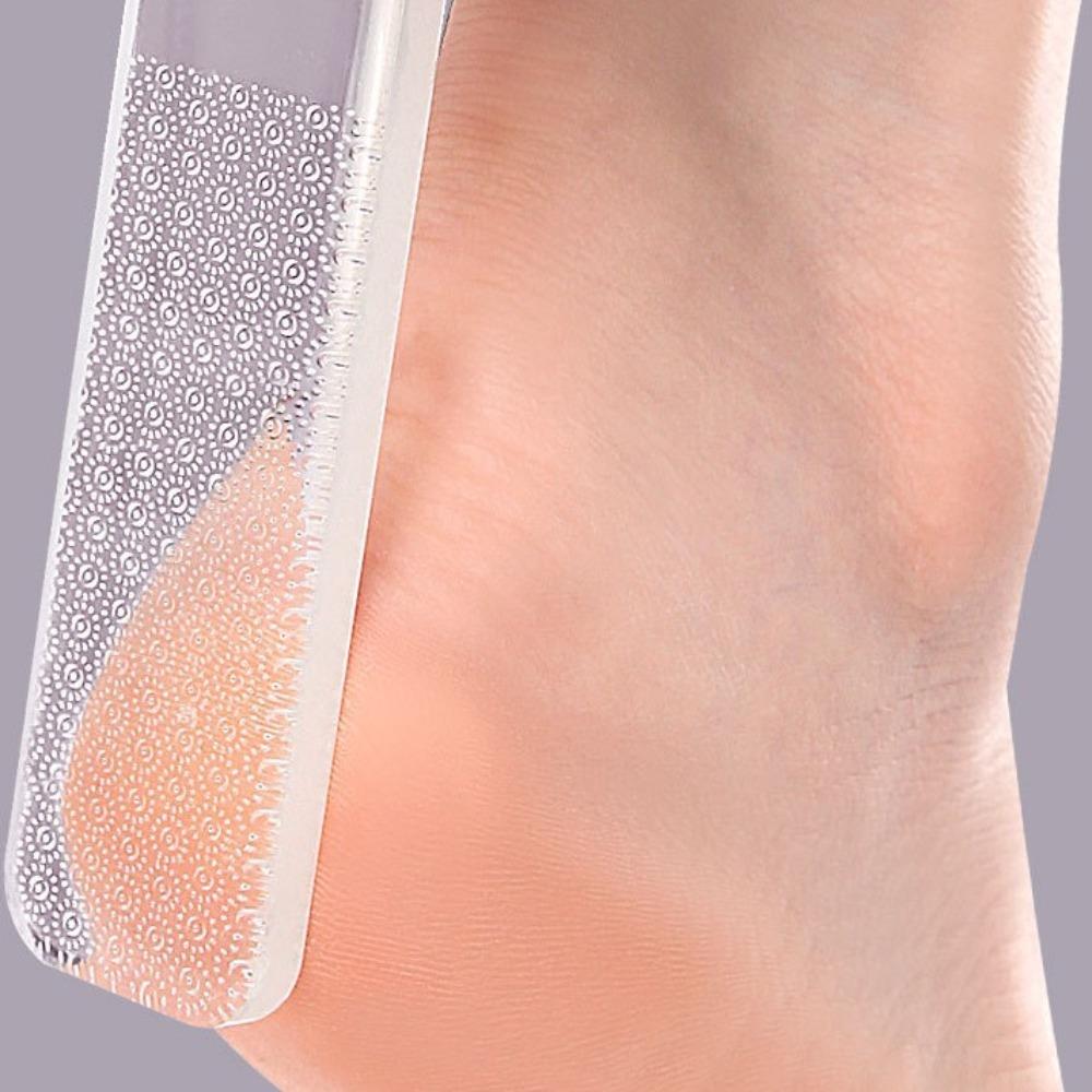 Fußpflege-Werkzeuge Glas Pediküre-Werkzeug Transparent Pediküre Schleifstein Nano Glas Fußfeile Zuhause