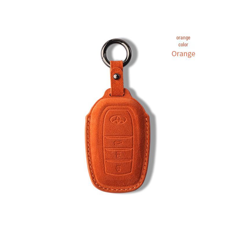 Toyota Corolla Suede & Leather Key Case for Avalon, Camry, Levin, RAV4, Highlander