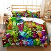 3D Printed Game PVZ Bedding Set for Boys Girls Duvet Cover And Pillowcase Included Twin Queen King Full Single Double Sizes