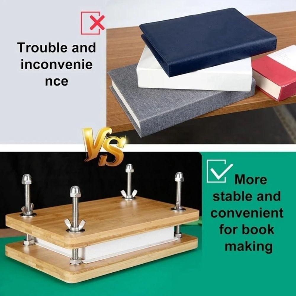 Pad Receipt Wood Book Press Can Used A4 Paper Book Press Binding Machine  Student