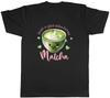 Girl Who Loves Matcha Mens T-Shirt Funny Green Tea Tee Gift