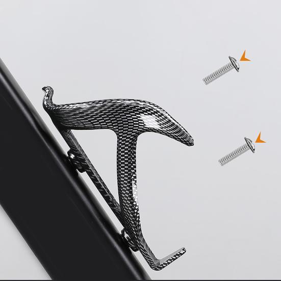 Bicycle Water Bottle Cage Lightweight Universal MTB Mountain Carbon Fiber Pattern Road Bike Cup Holder Mount